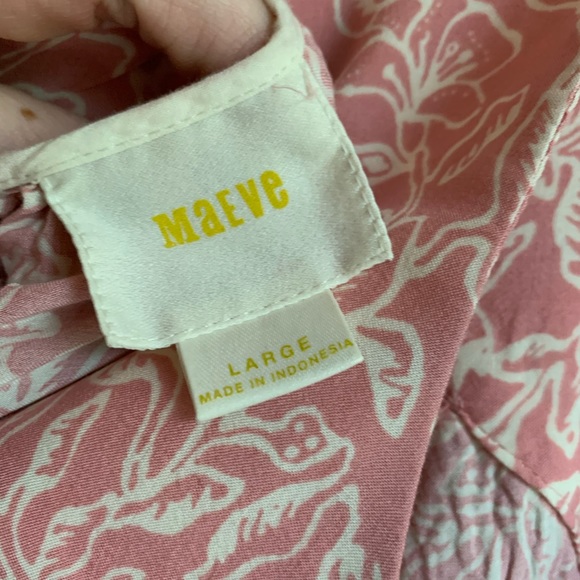 Maeve Anthropologie Pink pattern tank - Picture 3 of 3